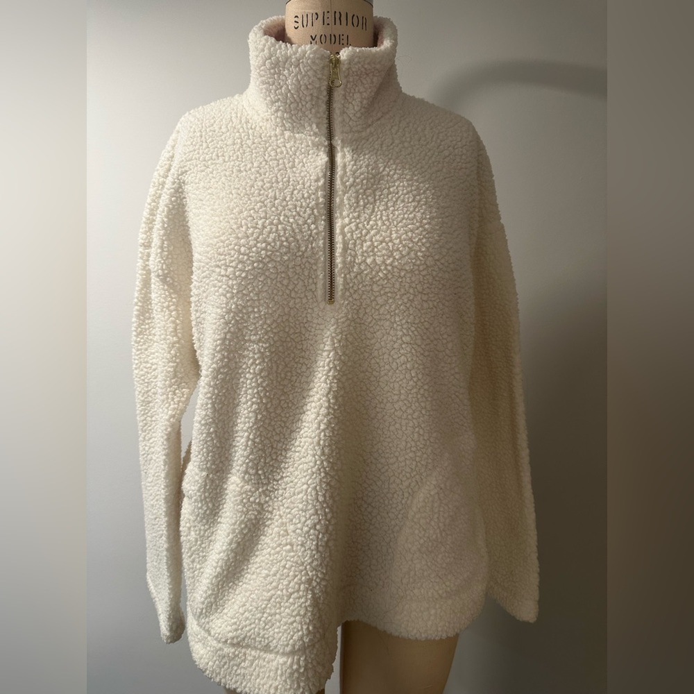 Old Navy sherpa half zip